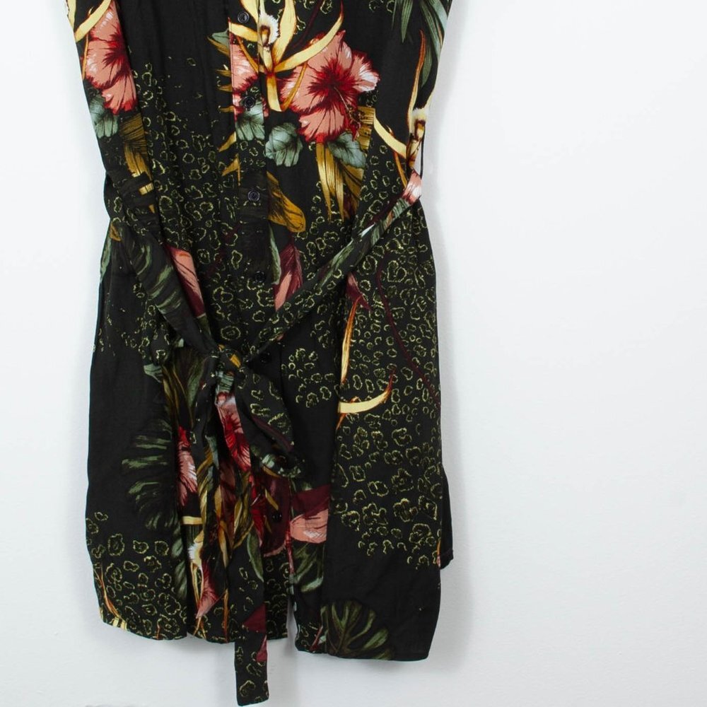 City Chic Phucket Tropical Button Front Floral Shirt Dress Womens Size 18 NWT - Picture 10 of 12